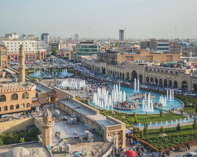 aerial view of city buildings during daytime