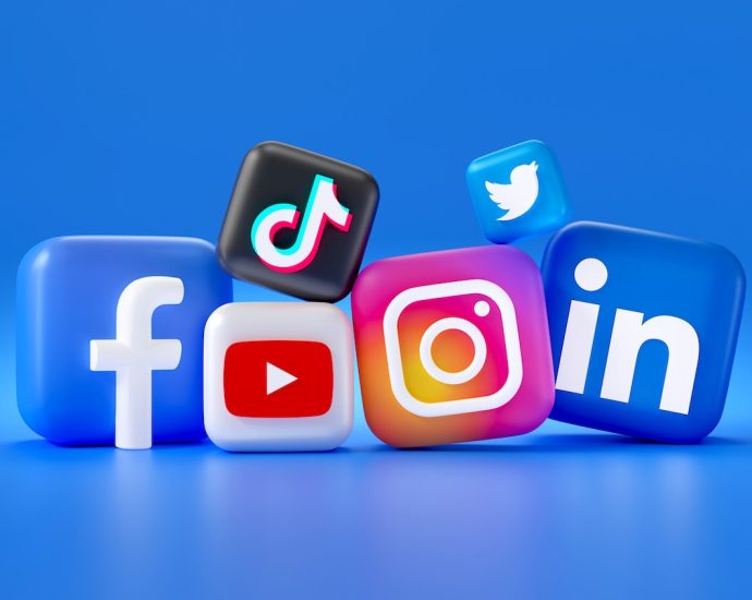 a group of different social media logos