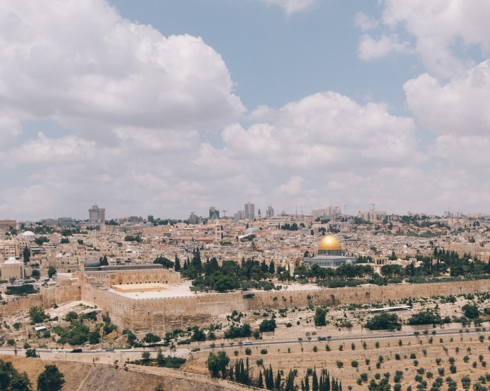 aerial photography of Israel