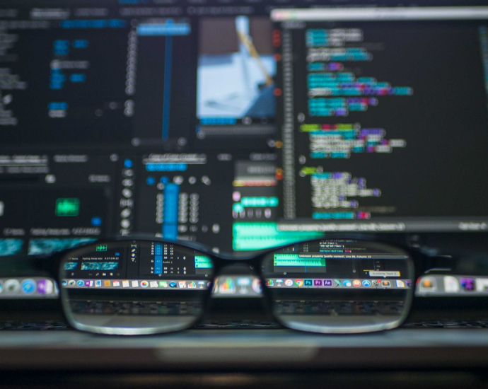 closeup photo of eyeglasses