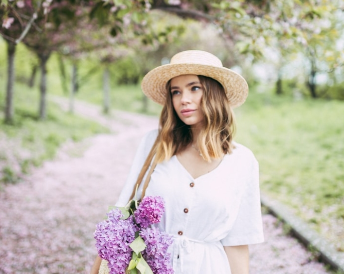 woman near tree