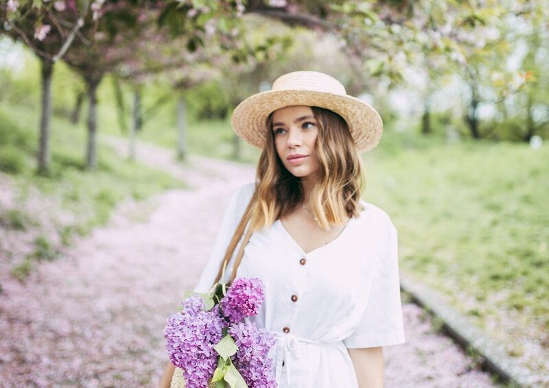 woman near tree