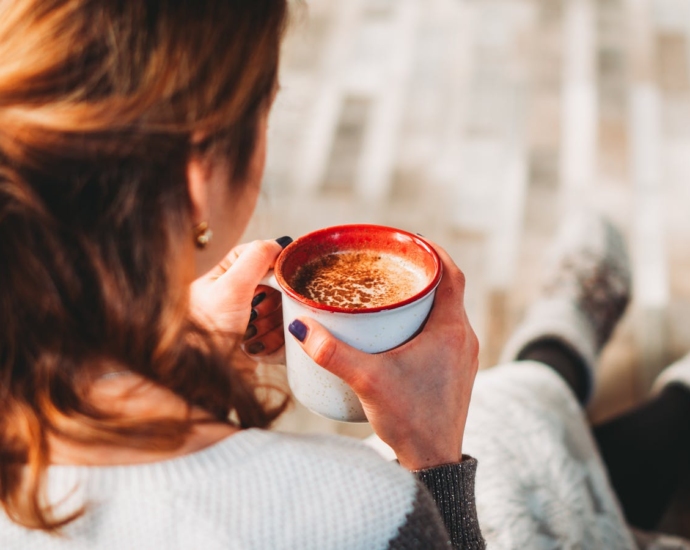 Woman Drinking Coffee