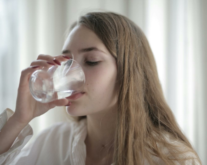 Woman Drinking Water