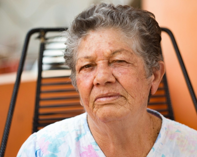 woman sitting on chair