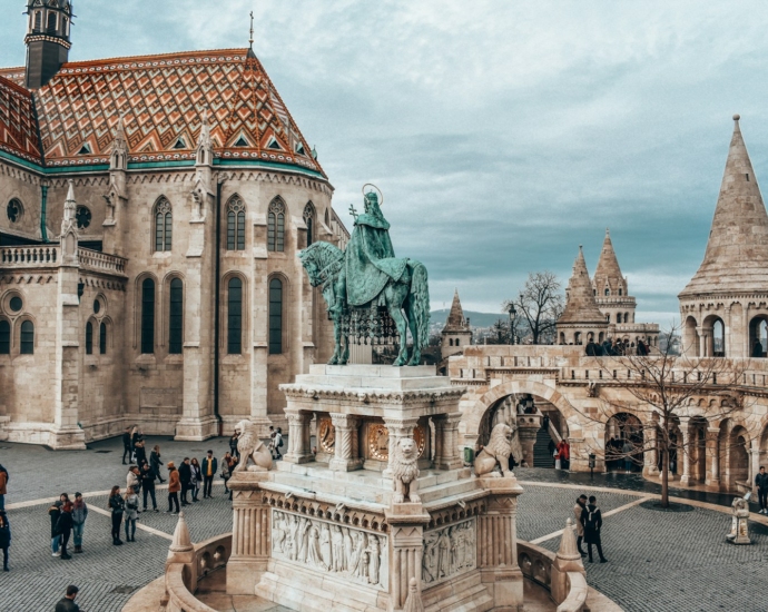 fisherman's bastion in Budapest during daytime