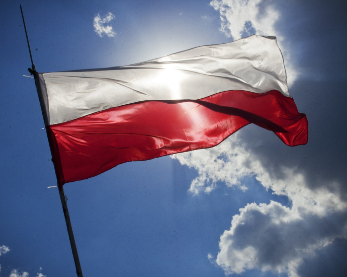 flag, nature, poland, blue sky, sky, blue, poland, poland, poland, poland, poland