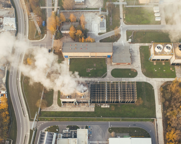 white smoke coming out from a window