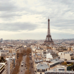 aerial photography of Eiffel Tower